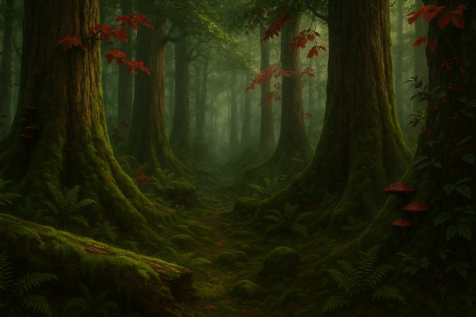 make leaves more dark red less orange